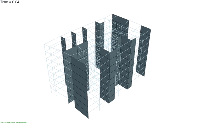 Nonlinear Time History Analysis demo